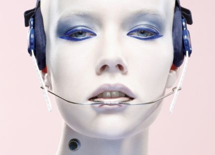 Humanoide feminina A nova mulher do futuro