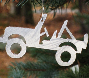 Enfeite Jeep para árvore de Natal