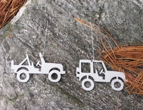 Jeeps enfeites de Natal
