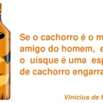 Frase engraçada de Vinícius de Moraes vira placa de bar
