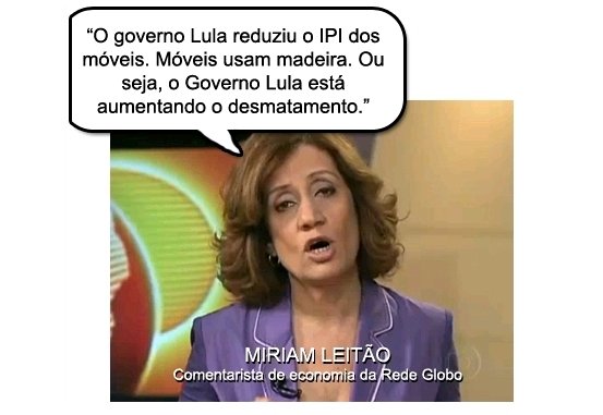 Miriam Leitão - especialista da Globo