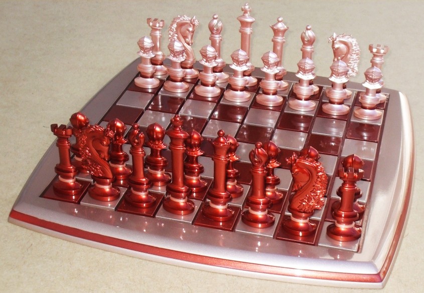 Como montar peças sobre o tabuleiro do jogo de xadrez