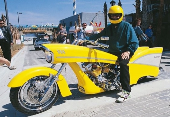Harley-Davidson Chevrolet Bel Air 1957