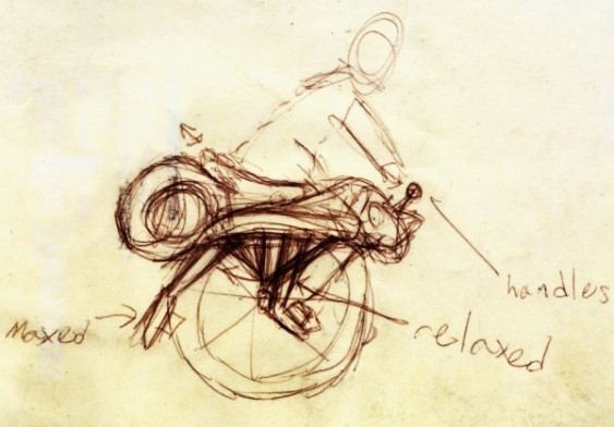 Ryno - projeto de moto de uma roda