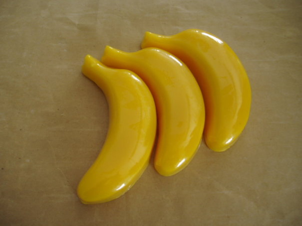 Sabonetes em forma de banana
