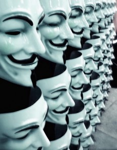 Anonymous - Guy Fawkes masks