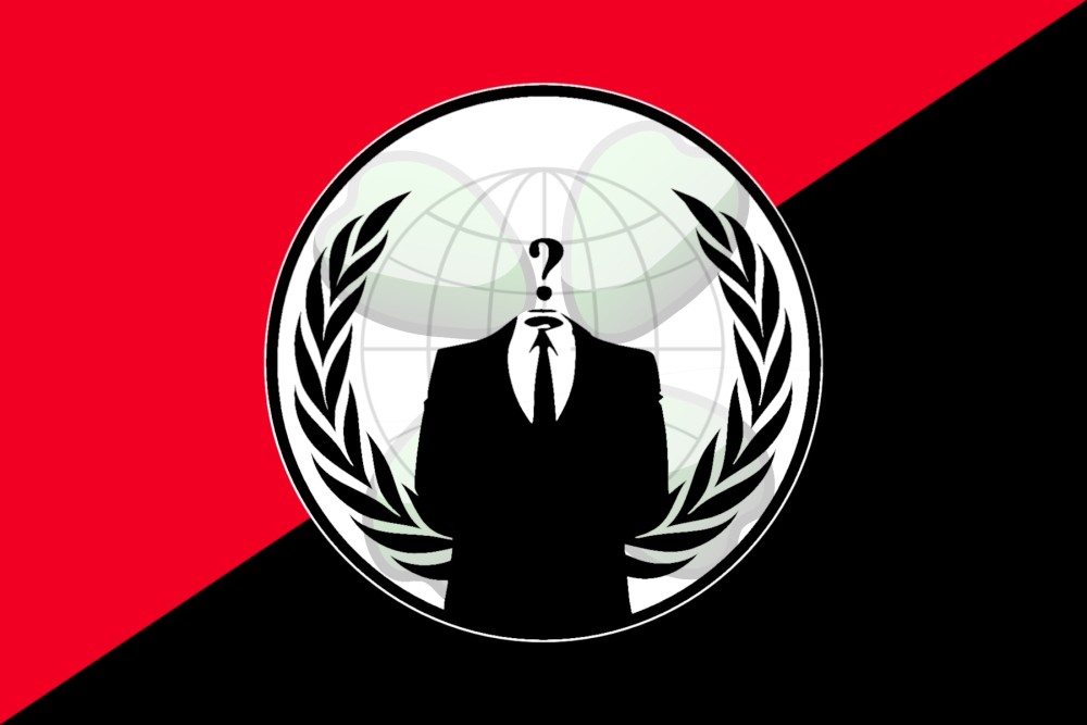 Anonymous - bandeira rubro-negra