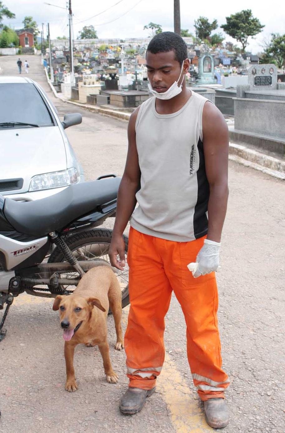 Cão "herói" Caramelo e o verdadeiro dono