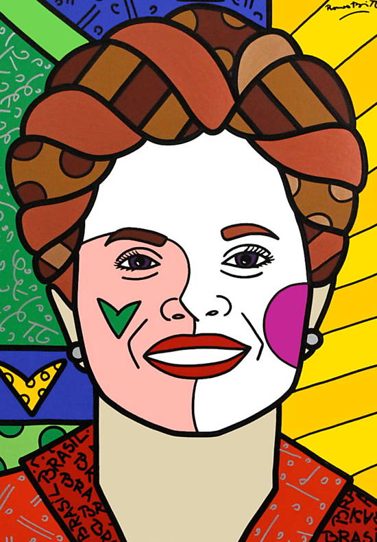 Retrato da presidenta Dilma no New York Times