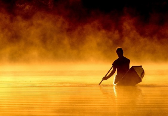 Wallpaper - barco a remo