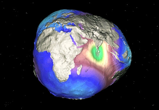 Formato real do globo terrestre