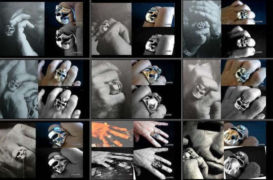 Réplicas dos anéis de Keith Richards