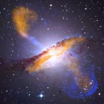 ‘Buraco negro’ da galáxia Centaurus A libera jatos de partículas
