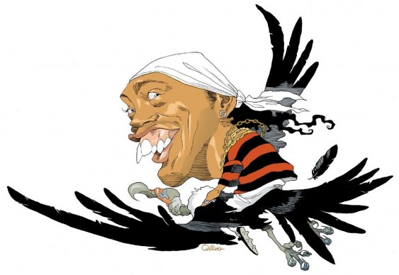 Caricatura - Ronaldinho Gaúcho no Urubu