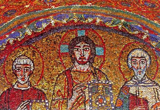 Mosaico em igreja ortodoxa - São Valentim
