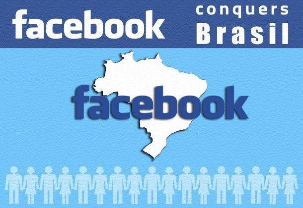 Facebook cresce no Brasil