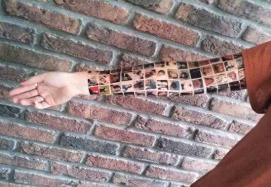 susyj87 com 152 amigos do Facebook tatuados no braço