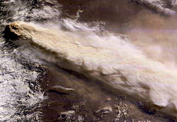 Fumaça de vulcão chileno dá a volta ao mundo