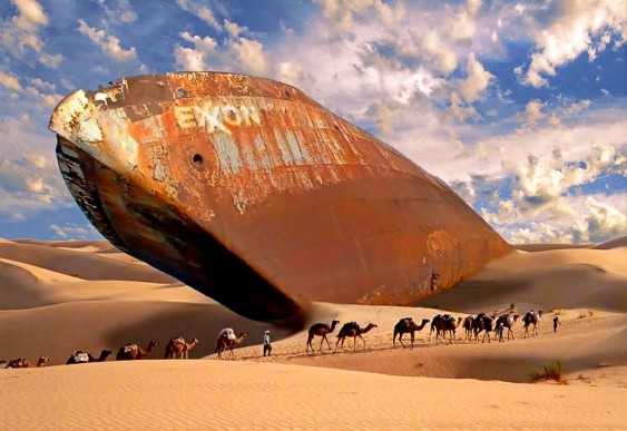 Navio no deserto