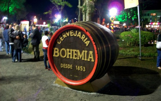 Barril de Bohemia - símbolo da Bauernfest