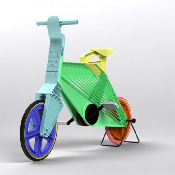 Bike de plástico reciclado