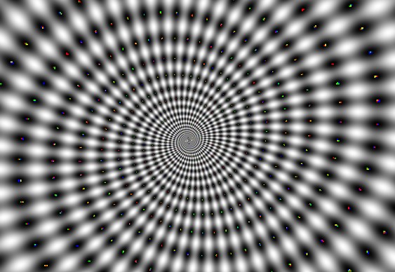 Espiral - ilusão de ótica
