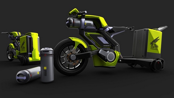 Motocicleta - Ar Comprimido Moto Ecológica
