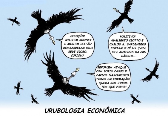 Charge - Urubólogos do PiG