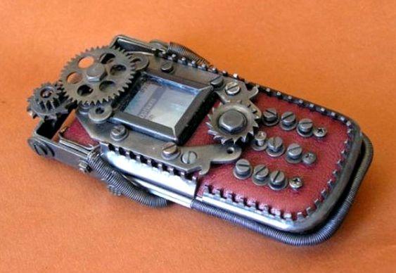 Celular steampunk