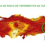 Mapa mostra áreas com alto risco de terremotos na Turquia