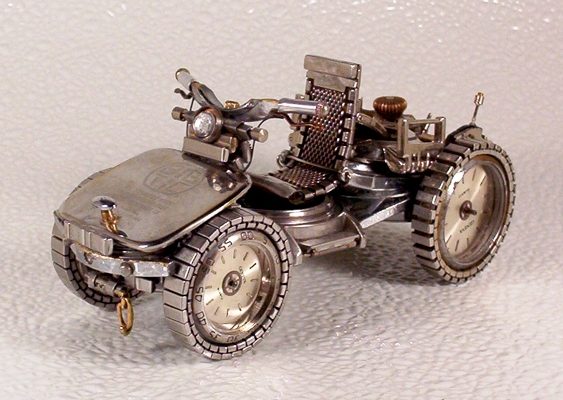 Miniatura de quadriciclo - reciclagem