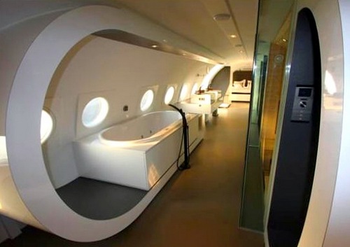 Albergue em avião Hotel em Jumbo 747
