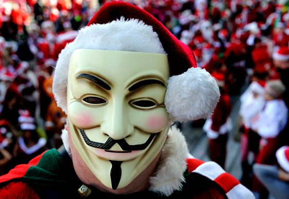 Papai Noel - Máscara Anonymous