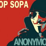 Cartoon genial com o espírito da luta contra as leis SOPA e PIPA