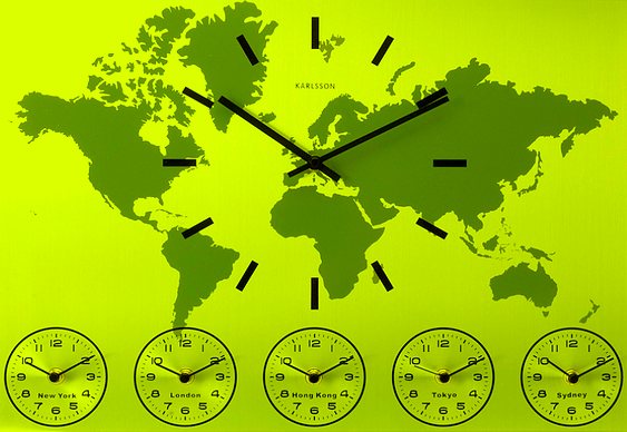 Hora igual em todos os países