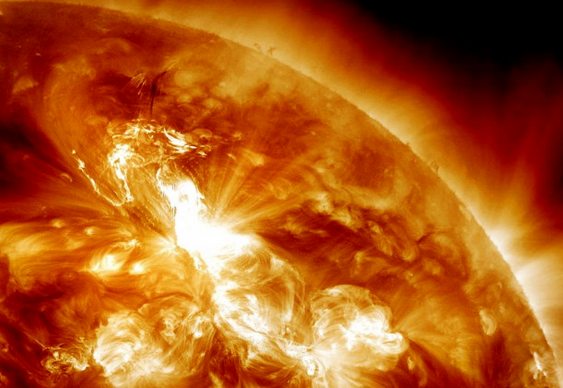 Explosões no Sol - tempestades solares