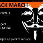 Anonymous golpeia copyright com Operação Março Negro