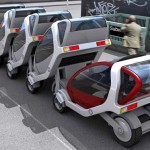 CityCar: mini-carro dobrável no trânsito nas grandes cidades