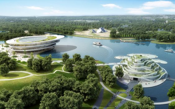 Parque ecológico para bicicletas