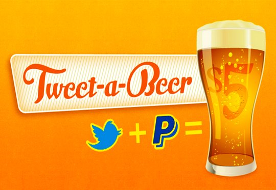 Cerveja via Twitter