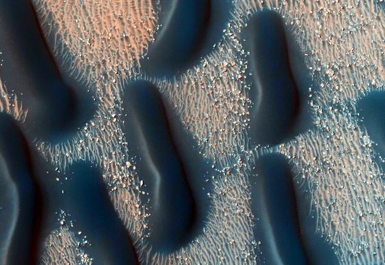 Anomalias na superfície de Marte