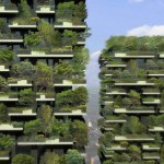 Prédio de apartamentos com árvores vira primeira floresta vertical
