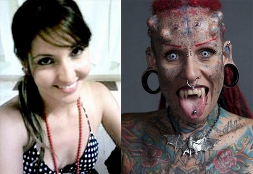 Maria Jose Cristerna Antes e Depois