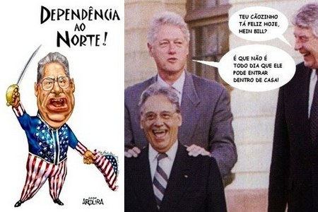 FHC cachorrinho de Bill Clinton