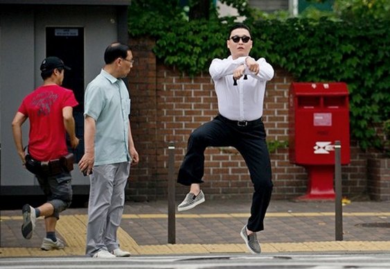 Dança em Gangnam Style