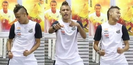 Neymar dançando Ai Se Eu Te Pego