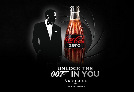 007 - propaganda de Coca-Cola Zero