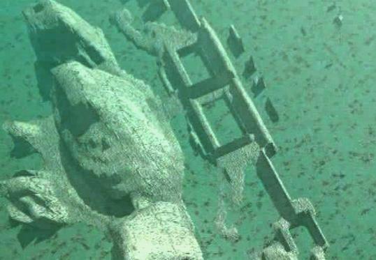 Atlântida submersa no Caribe