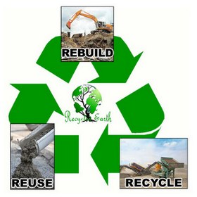 Cimento de obras reciclado