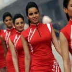 Red Hot Grid Girls do Grande Prêmio da Índia 2012 de Fórmula 1